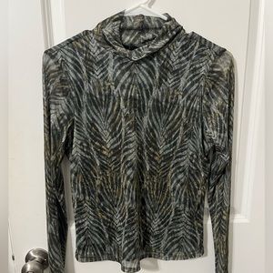Bailey 44 sheer layered‎ blouse NWT